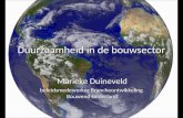 Symposium ketenintegratie- Presentatie Marieke Duineveld - Duurzaamheid in de bouwsector