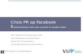 Crisis PR op Facebook