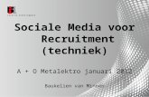 Social Media Recruitment in techniek