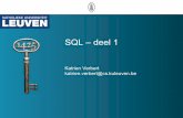 SQL - deel 1