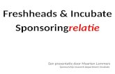 Incubate-Freshheads Sponsordeal