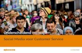 Social Media voor Customer Service: meer dan webcare