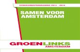 Verkiezingsprogramma GroenLinks Amsterdam