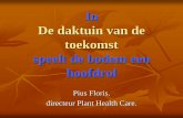 Daktuin van de toekomst   de bodem - pius floris 24-10-13 - plant health care