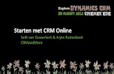 Starten met CRM Online | CRMandMore