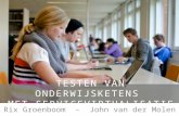 Testen van onderwijsketens met servicevirtualisatie - John van der Molen en Rix Groenboom - HO-link 2014