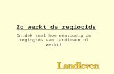Zo Werkt De Regiogids van Landleven.nl