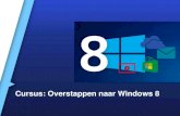 Cursus Overstappen naar Windows 8