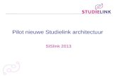 SISLink13 - 20/6 - ronde 1 - Een nieuwe architectuur voor Studielink - Harm-Abel Kunnen