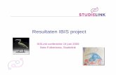 SISLink09 - Resultaten IBIS project - Bote Folkertsma