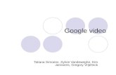 Presentatie Google Video