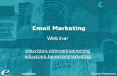 Webinar e-mailmarketing