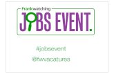Frankwatching jobs event