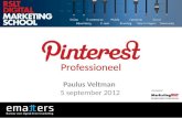 20120905 Pinterest Professioneel - RSLT Digital Marketing School - Paulus Veltman