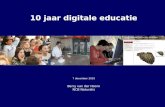 DE Conferentie 2010, dag 1, sessie 5: Berry van der Hoorn: "10 jaar digitale educatie"