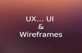 Ux,UI & wireframes