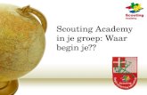 Scouting academy opstarten in je groep