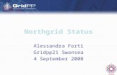 Northgrid Status Alessandra Forti Gridpp21 Swansea 4 September 2008.