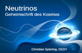 Christian Spiering, DESY Neutrinos Geheimschrift des Kosmos.