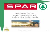 SPAR Markt Stainz Konkurrenzanalyse und Analyse des Marketingmix Klinger, Lumenda, Scherer, Weber, Felgitsch1.