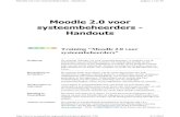 Handouts Moodle 2.* voor systeembeheerders
