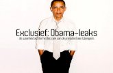 Exclusief: Obama leaks, de waarheid achter het bezoek van de president aan Waregem