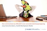 DML2013 - Joep Hutschemakers - Marktplaats.nl -  Hoe communiceer je effectief in een veranderende koopomgeving_sli…