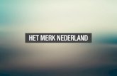 Het merk Nederland