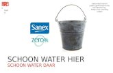 Sanex case NR6, schoon water hier schoon water daar