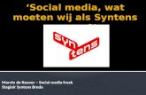 Social media bij Syntens (eindpresentatie)