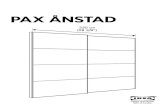 Pax Anstad Sliding Door 250x236 Cm XD8403 PUB