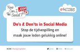 Do's en Dont's in Social Media voor Associaties
