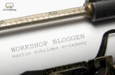 Weblog Workshop - Martin Schilder E-cademy