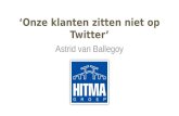 Emerce B2B Online 2014 - HITMA Groep - Astrid van Ballegoy