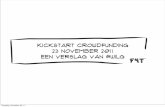 @wilg verslaat Kickstart Crowdfunding