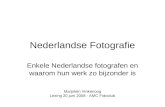 Nederlandse fotografie geschiedenis 1