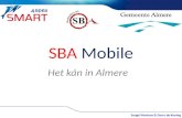 Presentatie klantcase SBA mobile