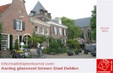 Informatiebijeenkomst over: Aanleg glasvezel binnen Stad Delden 25 juni 2012.