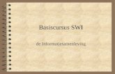 Basiscursus SWI de Informatiesamenleving. Literatuur 4 Webster, Theories of the information society, H.1 4 Katz, The information society, H.1.