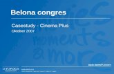 Belona congres Casestudy - Cinema Plus Oktober 2007.