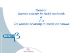 Sensor Samen sterker in NaSk-techniek & Vita De unieke ervaring in mens en natuur.