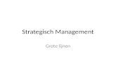 Strategisch Management Grote lijnen. DE BASIS: EEN WERKSTRUCTUUR Marketing Strategie