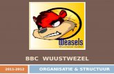 BBC WUUSTWEZEL ORGANISATIE & STRUCTUUR 2011-2012