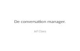 De conversation manager. Jef Claes. WOM • Massacommunicatie + WOM – Consument beïnvloed mekaars koopgedrag – 20 ste  21 ste eeuw • Internet (overtippingpoint.