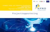 Europees Fonds voor Regionale Ontwikkeling Doelstelling 2 VLAANDEREN 2007-2013 Regionaal Concurrentievermogen en Werkgelegenheid Projectrapportering.