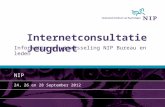 Internetconsultatie Jeugdwet Informatie en uitwisseling NIP Bureau en leden NIP 24, 26 en 28 September 2012