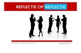 REFLECTIE OP Geert Kinkhorst Hogeschool Utrecht 2013 geert.kinkhorst@hu.nlgeert.kinkhorst@hu.nl REFLECTIE.