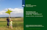 Voorlichting over energiebesparing en wetgeving – Onderwerp ICT Energie & Klimaat, Activiteitenbesluit NL Milieu en leefomgeving stimuleert de realisatie.