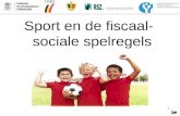 1 Sport en de fiscaal- sociale spelregels. 2 •De volgende presentatie is een vereenvoudigde weergave van de geldende regels. •De inhoud van deze slides.