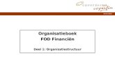 05/07/2002 Organisatieboek FOD Financiën Deel 1: Organisatiestructuur.